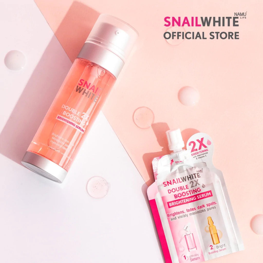 NAMU Life SNAILWHITE Double Boosting Brightening Serum 40mL + 40mL