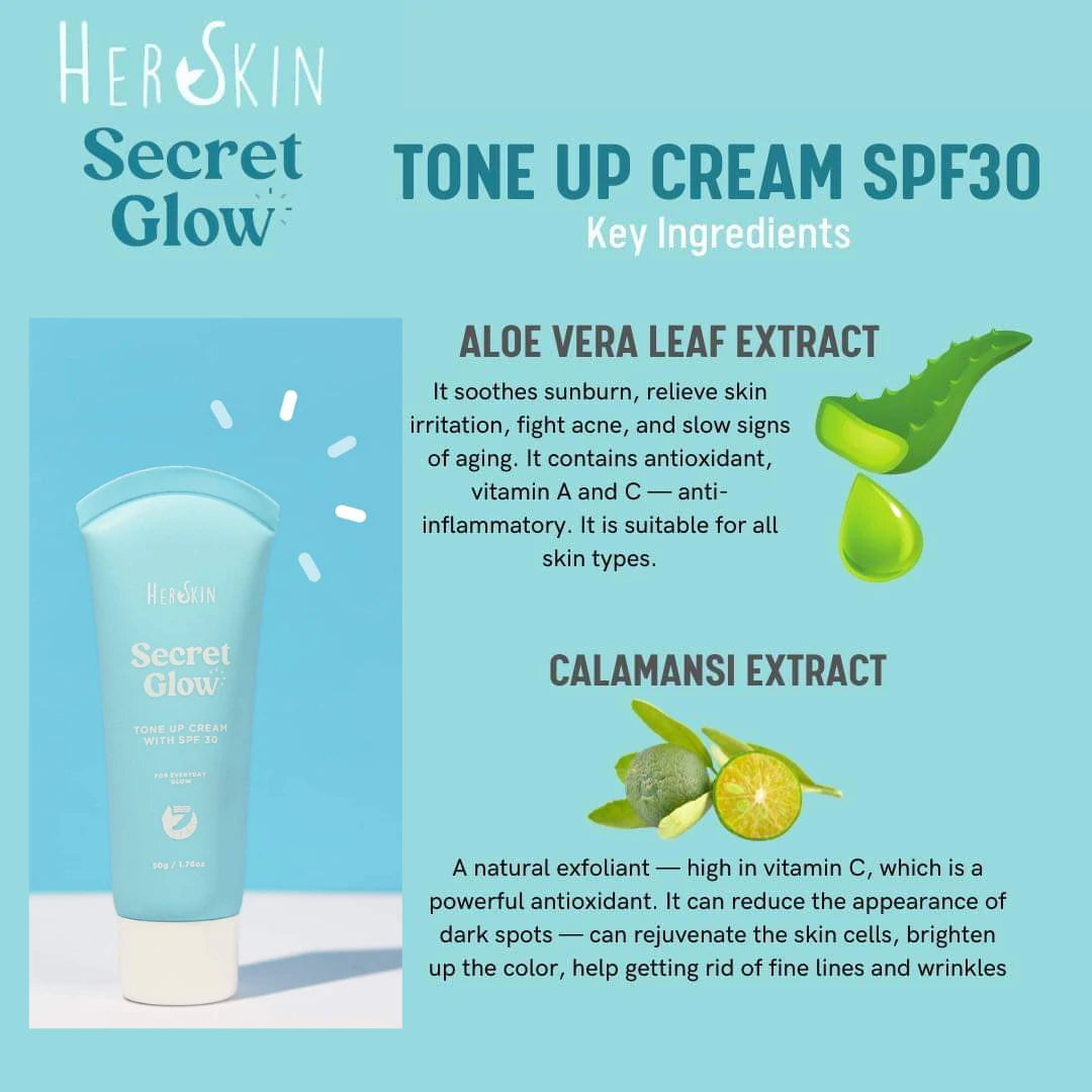 HerSkin Secret Glow Tone Up Cream SPF30 50g