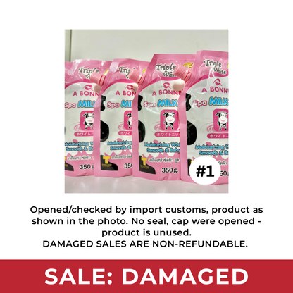 [DAMAGED SALE] A BONNE Spa Milk Salt Scrub 350g | Choose Variant