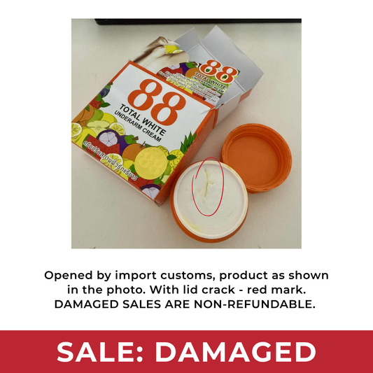 [SALE: DAMAGED] 88 Total White Underarm Cream 35g | Choose Variant