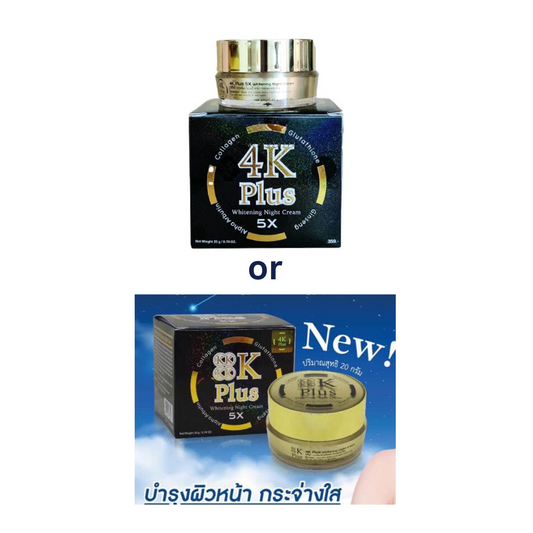 4K Plus 5x Whitening Night Cream 20g