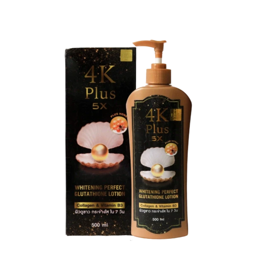 4K Plus Whitening Perfect Glutathione Lotion 500ml