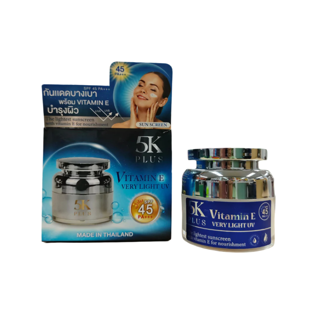 5K PLUS Vitamin E Very Light UV SPF45 PA+++ Sunscreen 20g