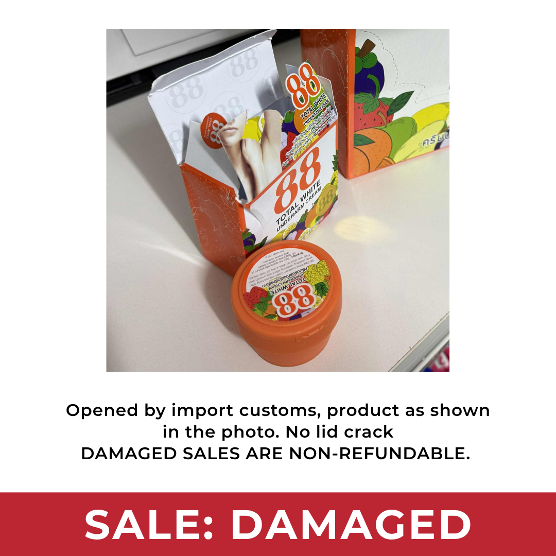 [SALE: DAMAGED] 88 Total White Underarm Cream 35g | Choose Variant