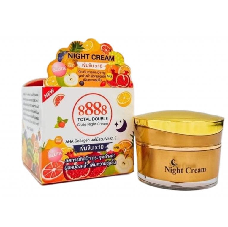 8888 Total Double Gluta Night Cream 15g