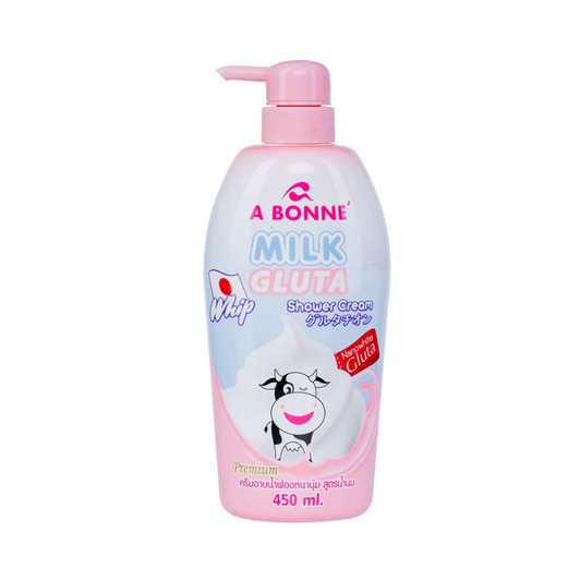 A BONNE Milk Gluta Shower Cream (Nanowhite Gluta) 450ml
