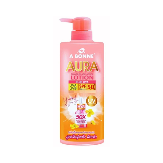 A BONNE Power Niacinamide Lotion UVA UVB SPF50 PA++++ (Aura Plus Hya) 500ml