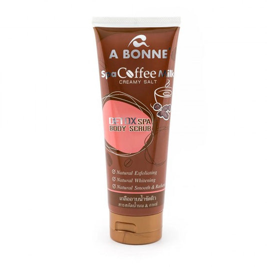 A Bonne Spa Coffee Milk Creamy Salt (Detox Spa Body Scrub) 350g