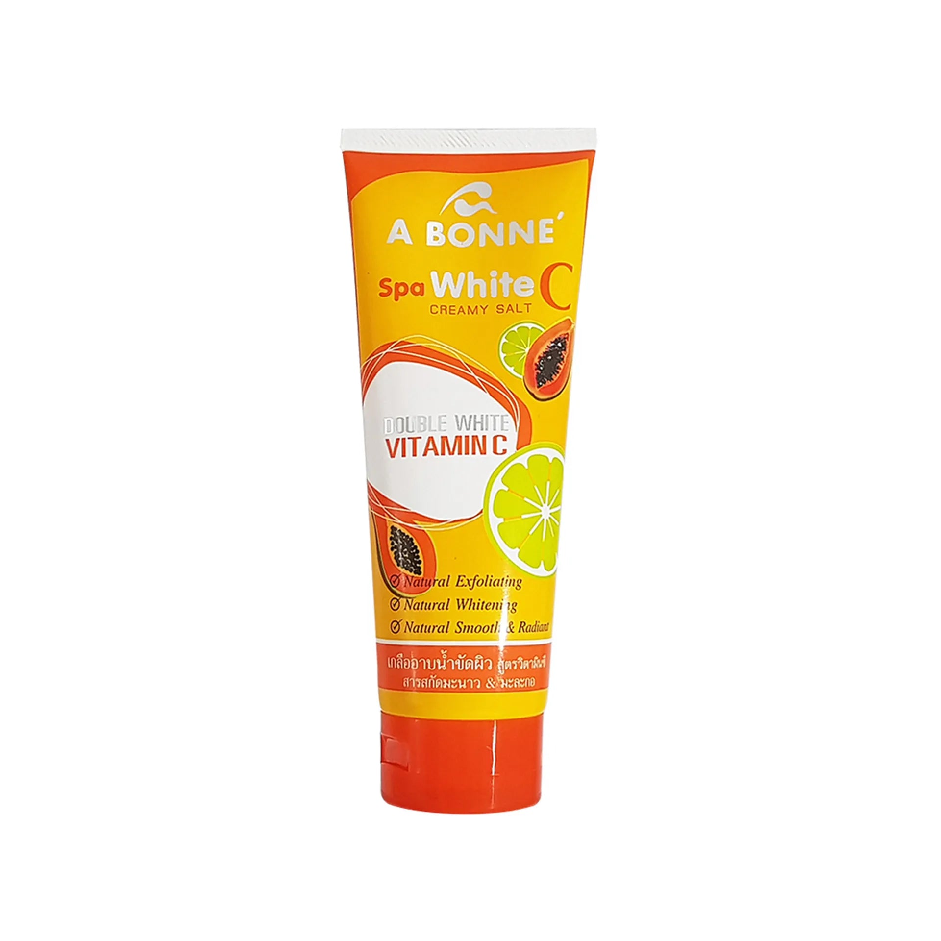 A Bonne Spa White C Cream Salt Scrub (Double White Vitamin C) 350g