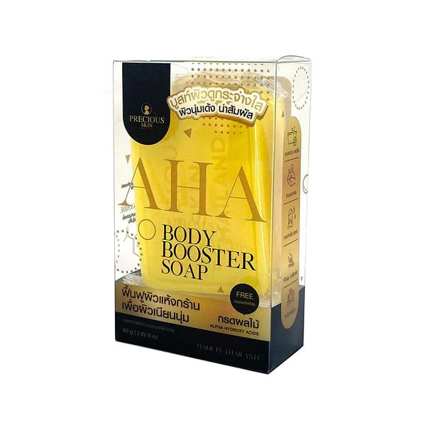 AHA Body Booster Whitening Soap by Precious Skin Thailand 80g