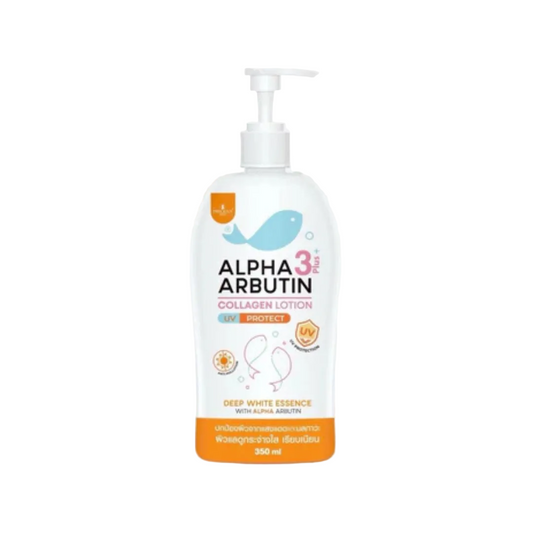 ALPHA ARBUTIN 3+ Plus Collagen Lotion Deep White Essence by Precious Skin Thailand (UV Protect) 350ml