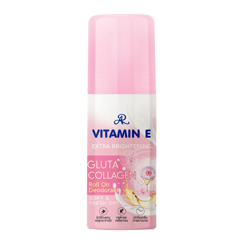 AR Vitamin E Extra Brightening Gluta Collagen Deo Roll On 60ml