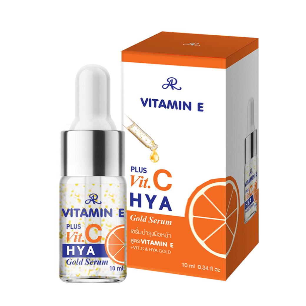 AR Vitamin E Plus (Vitamin C, HYA) Gold Serum 10ml