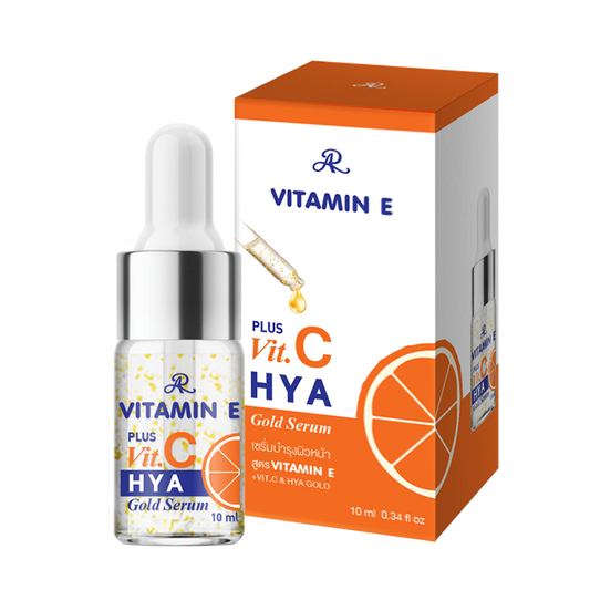 AR Vitamin E Plus (Vitamin C, HYA) Gold Serum 10ml