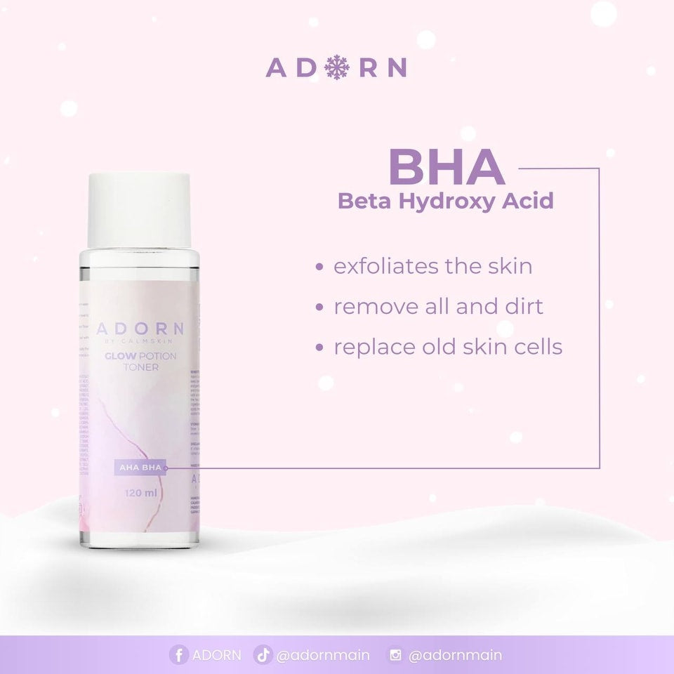 Adorn Glow Potion Toner (AHA BHA) 120ml