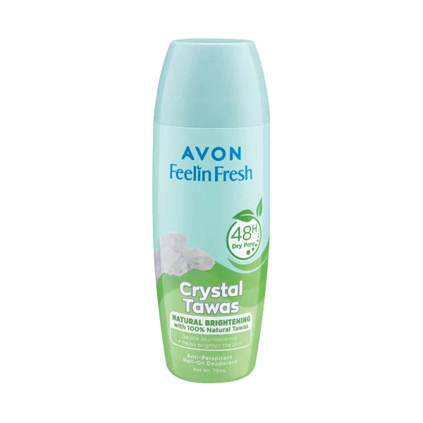 Avon Feelin Fresh Roll On Deodorant 75mL crystal tawas