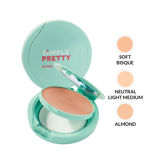 Avon Simply Pretty Smooth and Glow Dual Powder Foundation (SPF24/PA+++) 10g