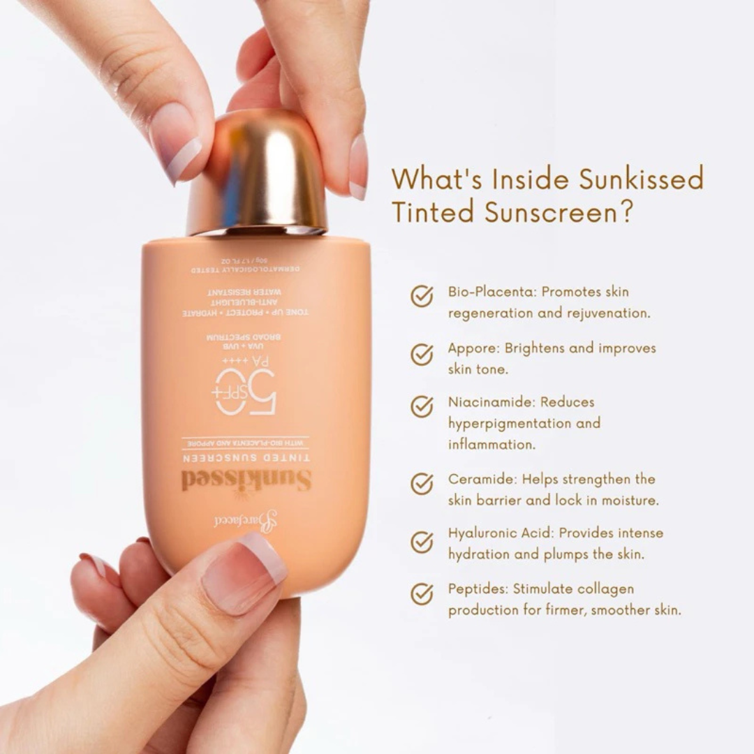BAREFACED Sunkissed Tinted Sunscreen (SPF50+ PA++++) 50g
