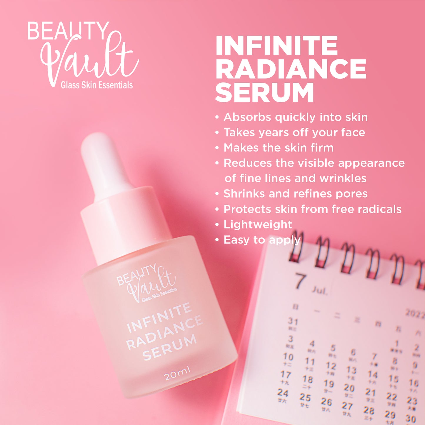 BEAUTY VAULT Infinite Radiance Serum 20ml