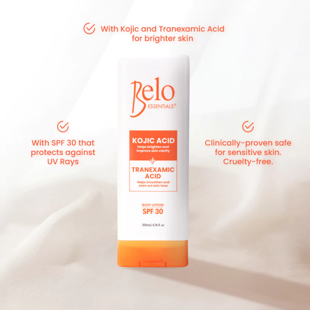 BELO Essentials Body Lotion SPF30 (Kojic Acid + Tranexamic Acid)