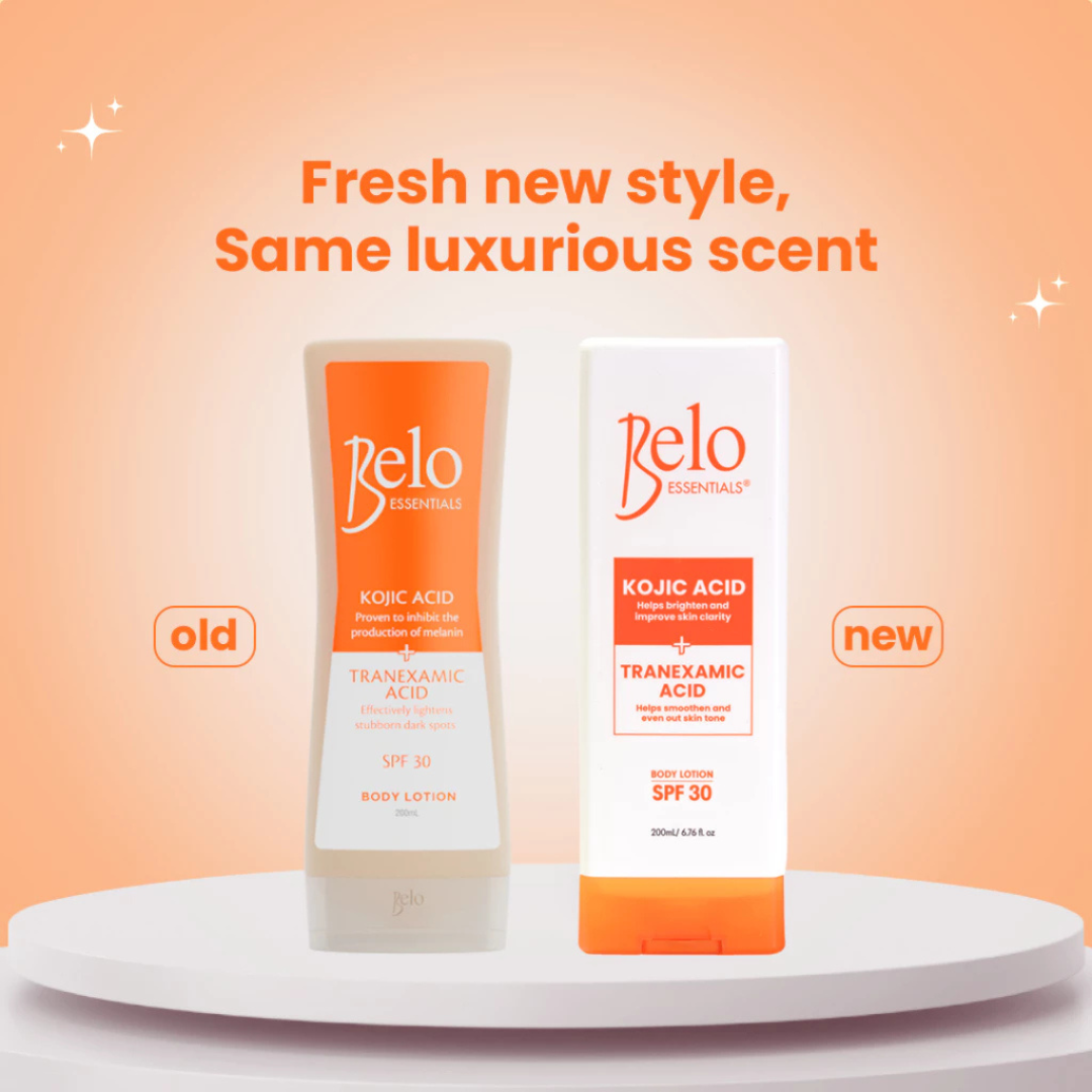 BELO Essentials Body Lotion SPF30 (Kojic Acid + Tranexamic Acid)