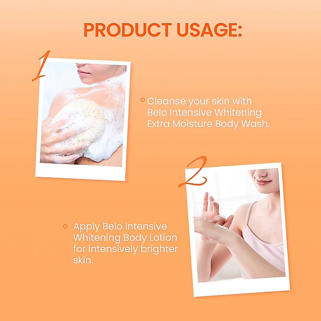 BELO Essentials Extra Moisture Body Wash (Kojic Acid + Tranexamic Acid) 475ml