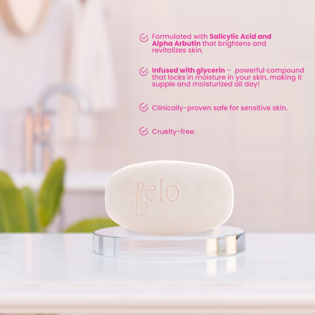 BELO Essentials Whitening Body Bar (Smoothening) 3x90g