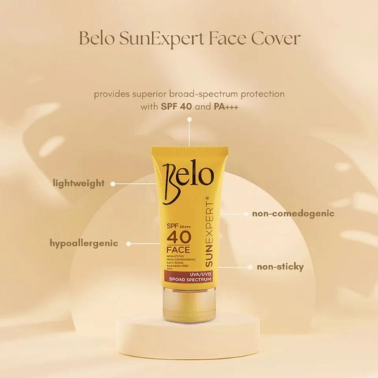 BELO SunExpert SPF40 PA++ Face Cover (UVA/UVB Broad Spectrum) 50ml
