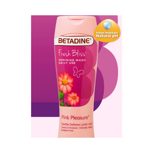BETADINE Fresh Bliss Feminine Wash (Pink Pleasure) 250ml