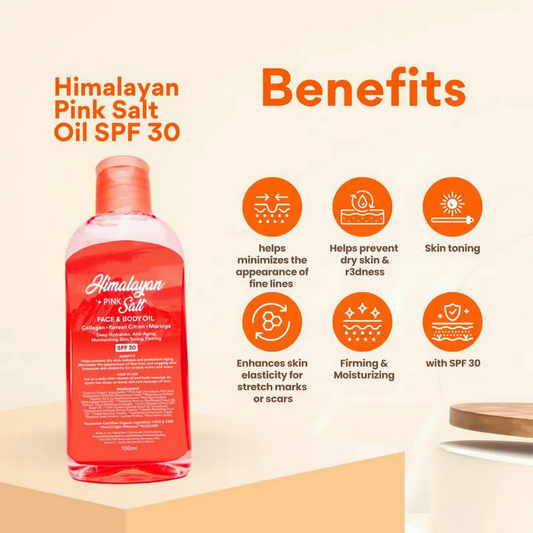 BONITA Himalayan Pink Salt Face & Body Oil 100ml