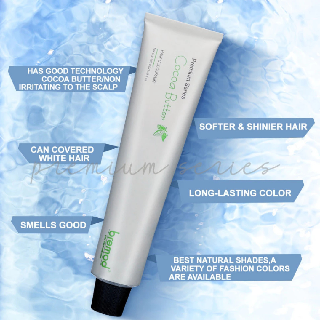 BREMOD Performance Cocoa Butter Hair Colourant 100ml (6.71 Honey Tea Brown) | Choose Variant