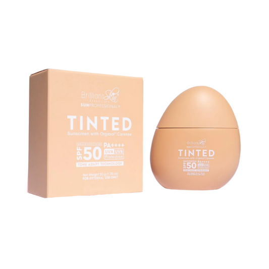 BRILLIANT SKIN ESSENTIALS Tinted Sunscreen SPF50 PA++++ (Orgasol Caresse) 50g