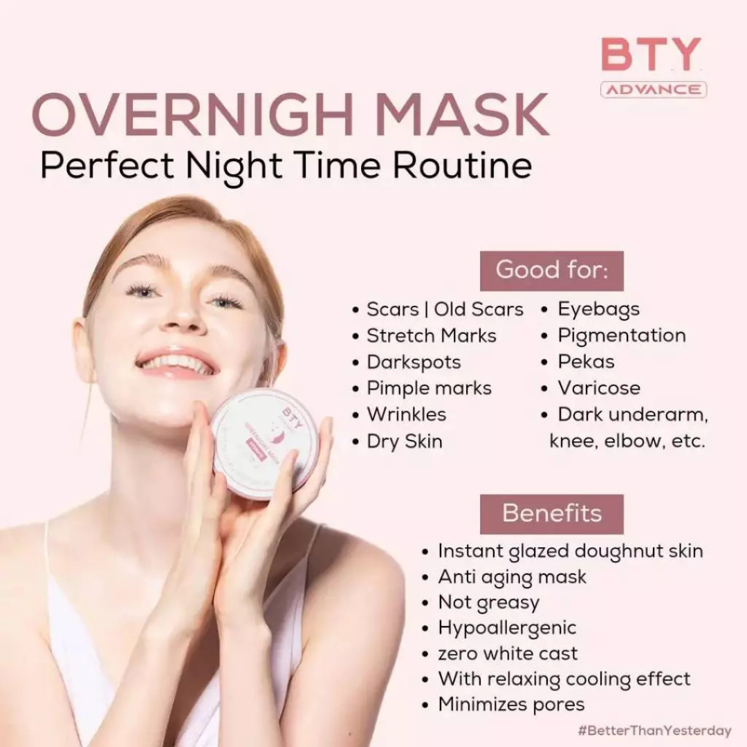BTY ADVANCE Overnight Mask (Hydrate) 250g