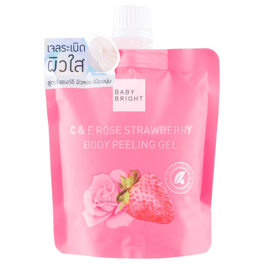 Baby Bright C & E Rose Strawberry Body Peeling Gel 200ml