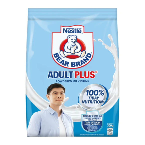 Bear Brand Adult Plus Powdered Milk Drink 300g