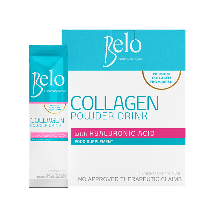Belo Collagen Powder Drink with Hyaluronic Acid | 14 Sachets