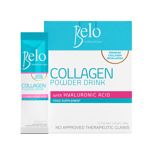 Belo Collagen Powder Drink with Hyaluronic Acid | 14 Sachets