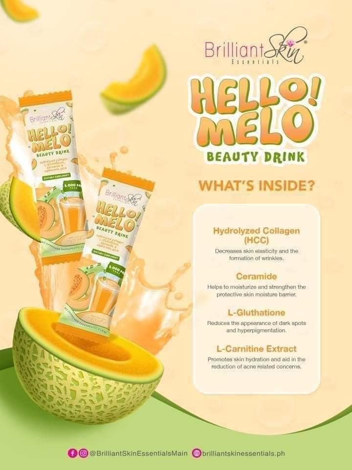 Brilliant Skin Essentials Hello Melo Beauty Drink (Net Weight 110g)