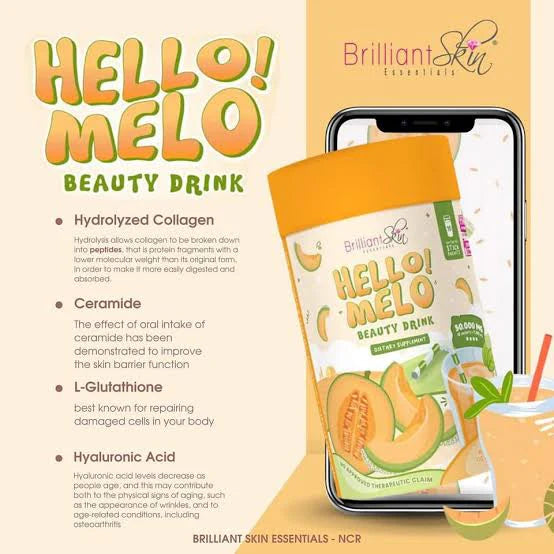 Brilliant Skin Essentials Hello Melo Beauty Drink (Net Weight 110g)