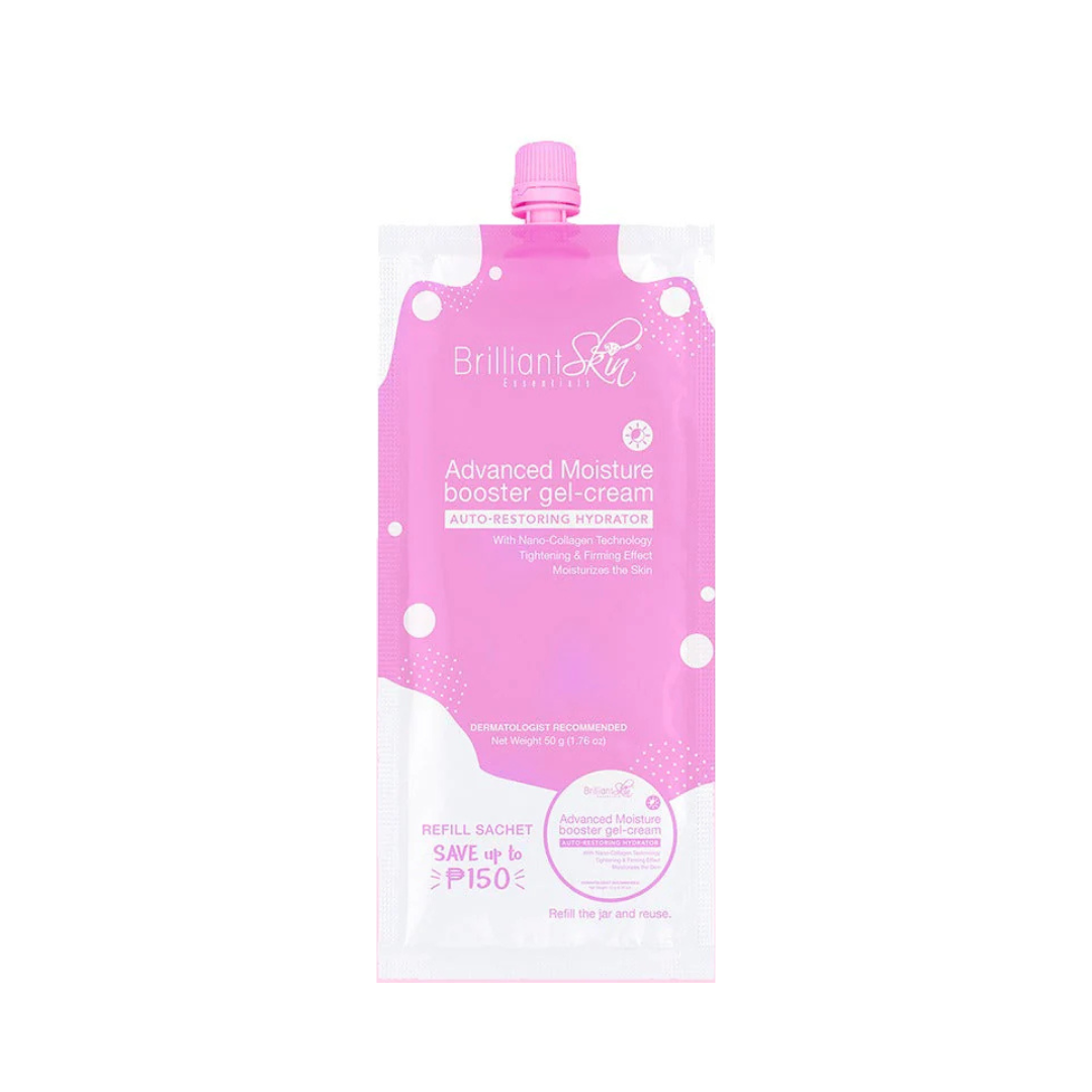 Brilliant Skin Advanced Moisture Booster Gel Cream 50g refill sachet