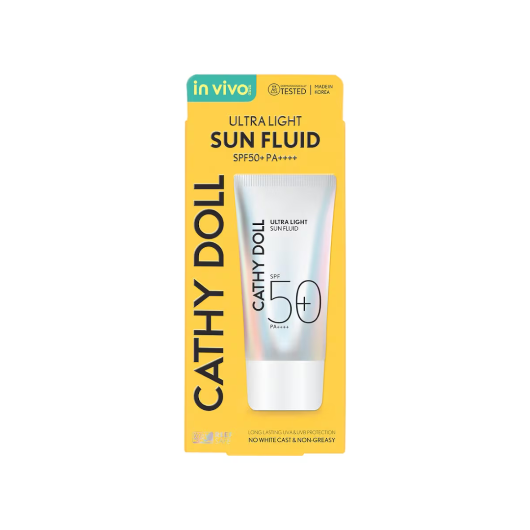CATHY DOLL Ultra Sun Light Fluid (SPF50+ PA++++) 40ml