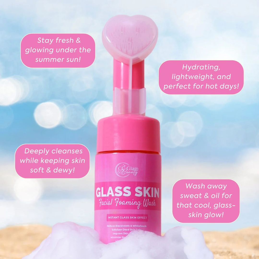 CC GLAM & BEAUTY Facial Foaming Wash (Glass Skin) 100ml