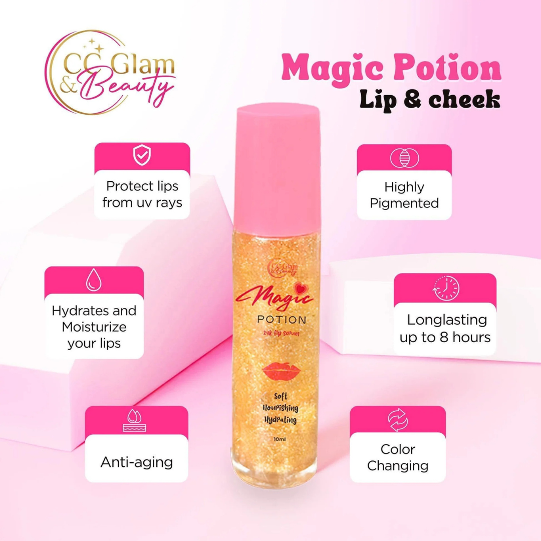 CC GLAM & BEAUTY Magic Potion 24k Lip Serum 10ml