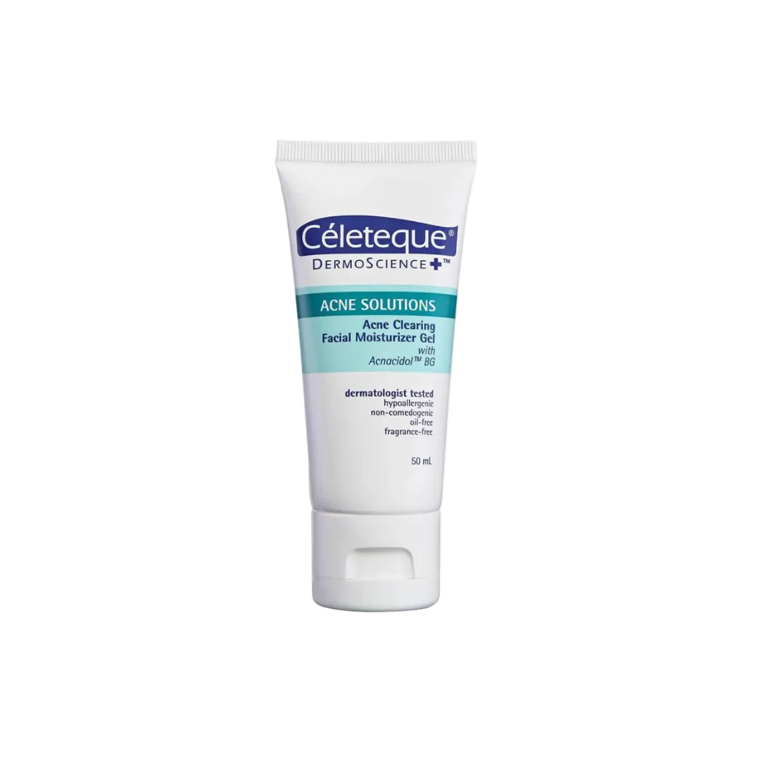 CELETEQUE DermoScience Acne Clearing Facial Moisturizer Gel (Acne Solutions) 50ml