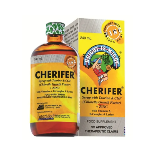 CHERIFER Syrup (with Taurine &amp; CGF + Zinc) 240ml