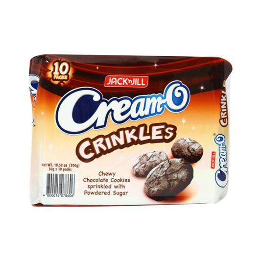 CREAM-O Chewy Chocolate Cookies (Crinkles) - 10s