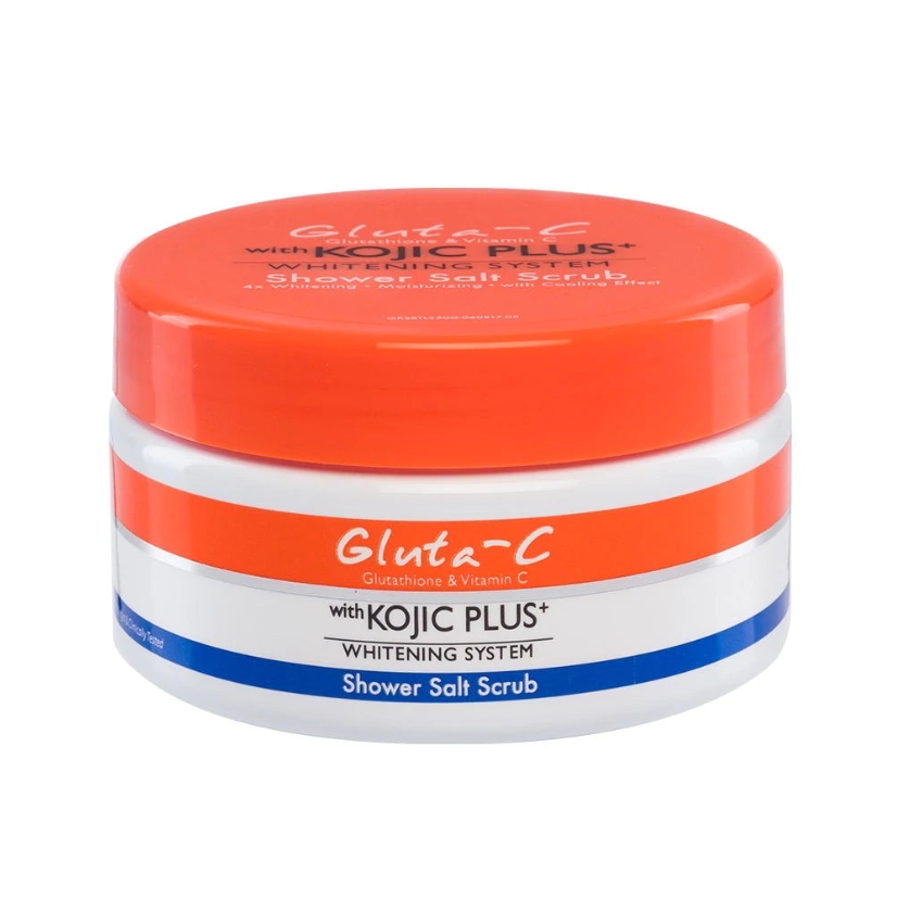 [Seal Damage SALE] Gluta-C Kojic Plus+ Shower Salt Scrub 250g | Choose A Variant