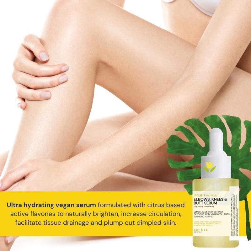 Catt & Co. Bright & Free Elbows, Knees & Butt Serum (Brightening + Smoothing) 30mL