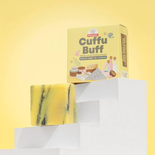 Cuffu Buff Glass Skin Soap By Magara Skin 70g