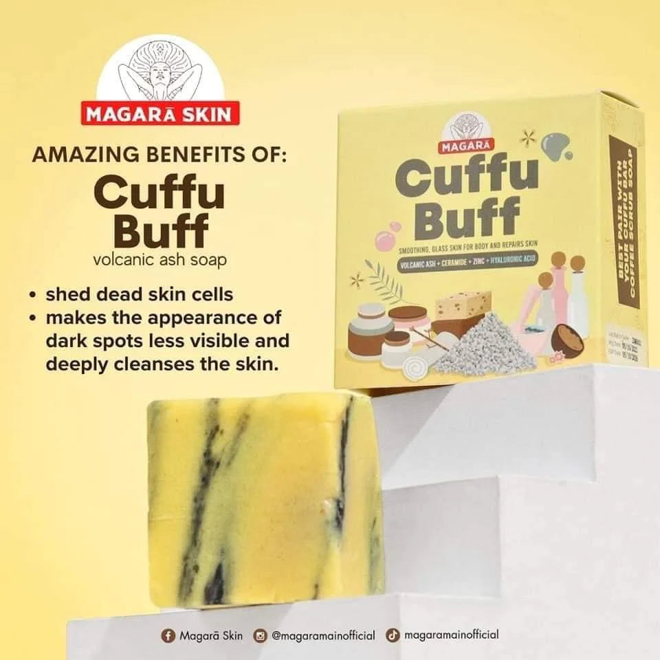 Cuffu Buff Glass Skin Soap By Magara Skin 70g